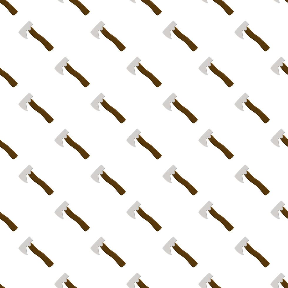 Illustration on theme pattern steel axes with wooden handle vector