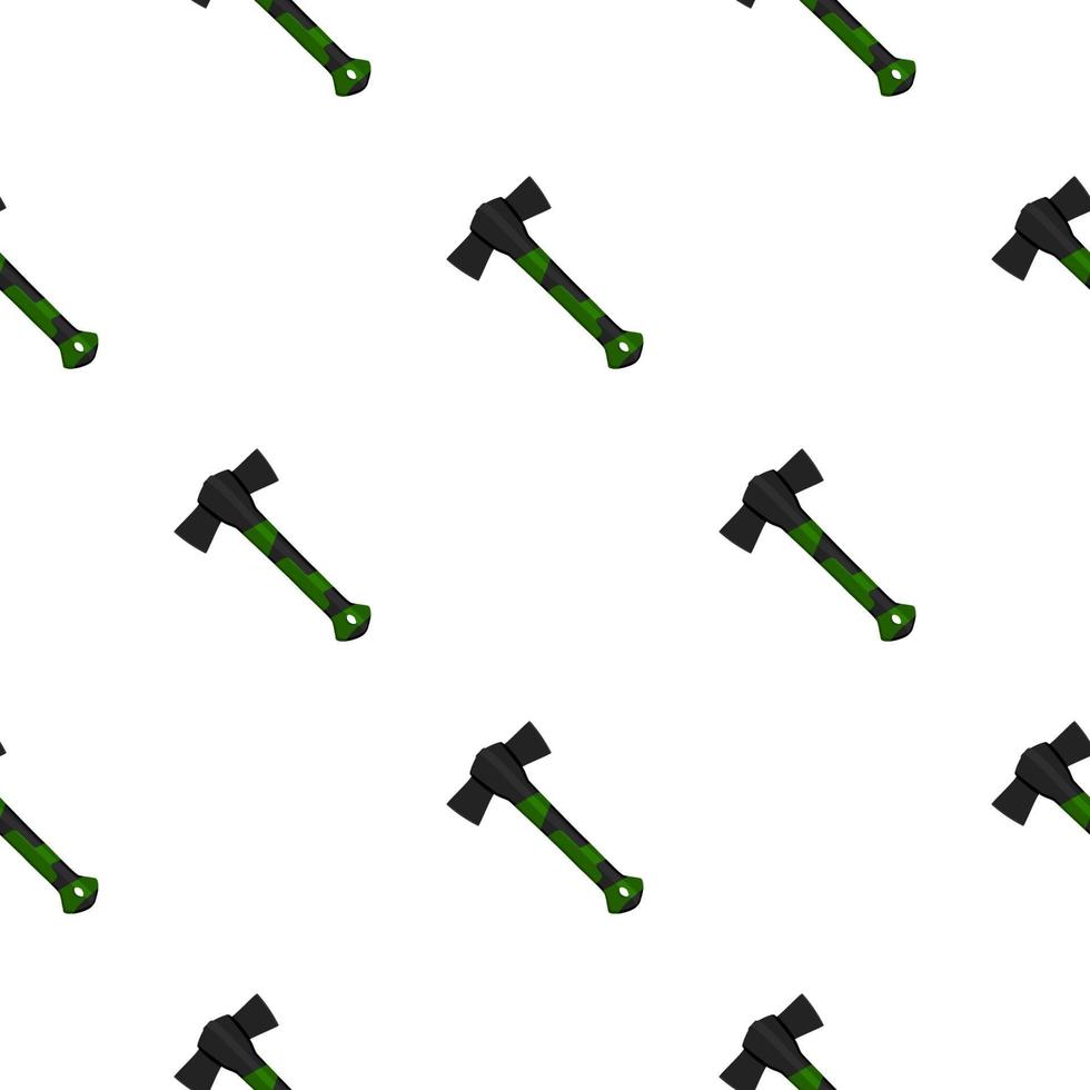 Illustration on theme pattern steel axes with wooden handle vector