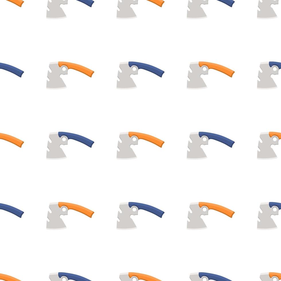 Illustration on theme pattern steel axes with wooden handle vector