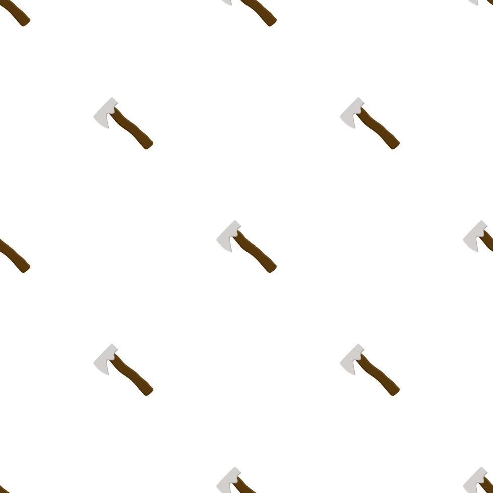 Illustration on theme pattern steel axes with wooden handle vector