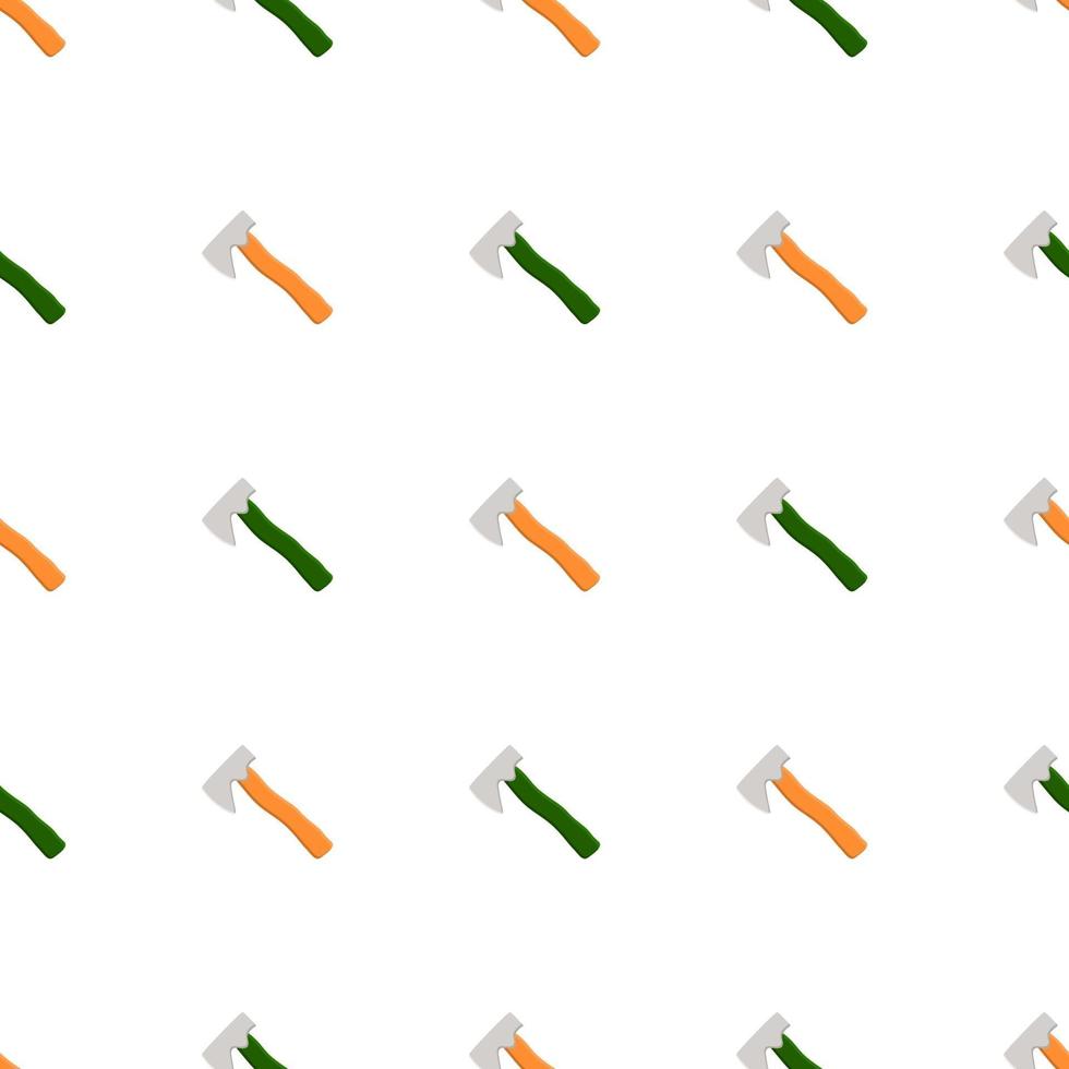 Illustration on theme pattern steel axes with wooden handle vector