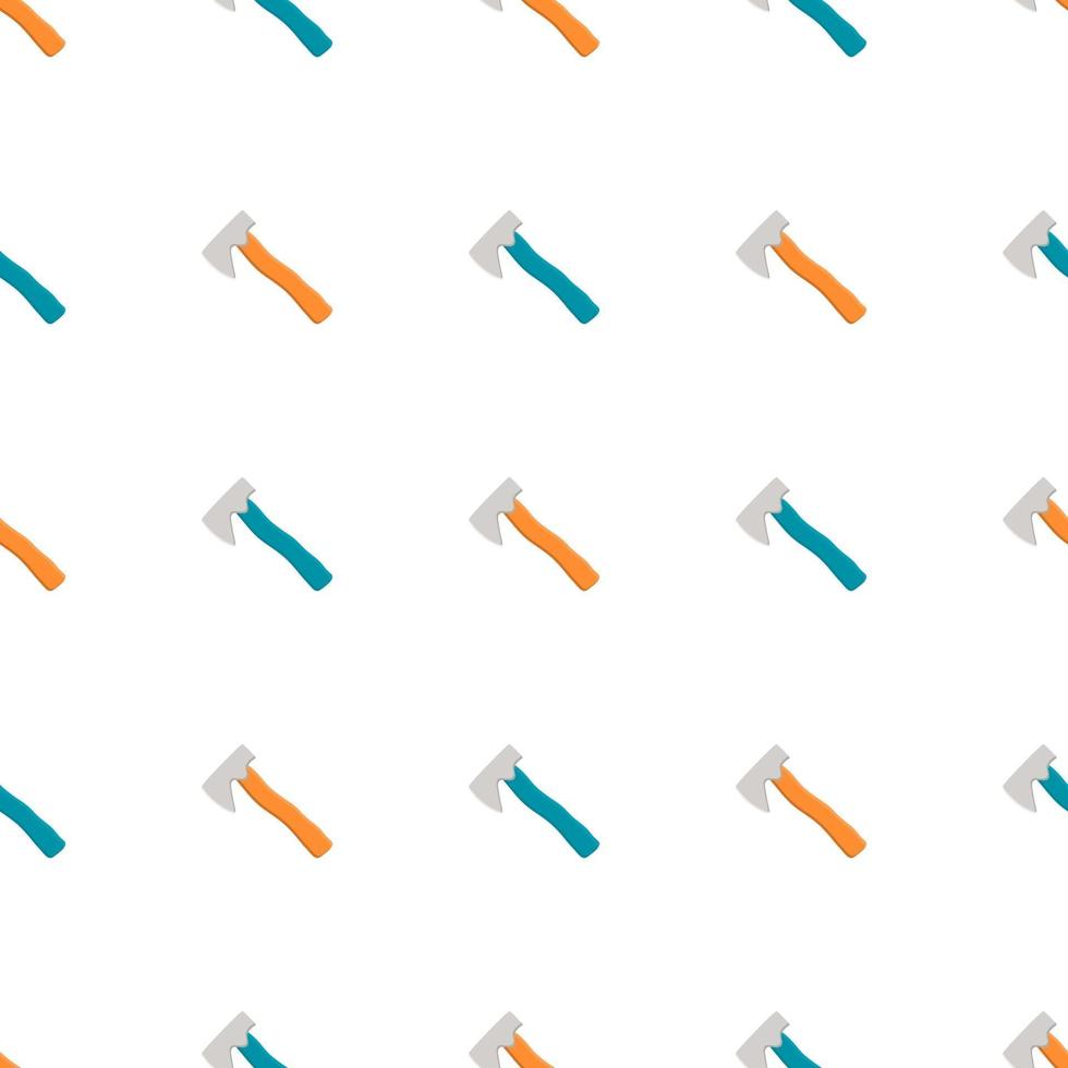 Illustration on theme pattern steel axes with wooden handle vector