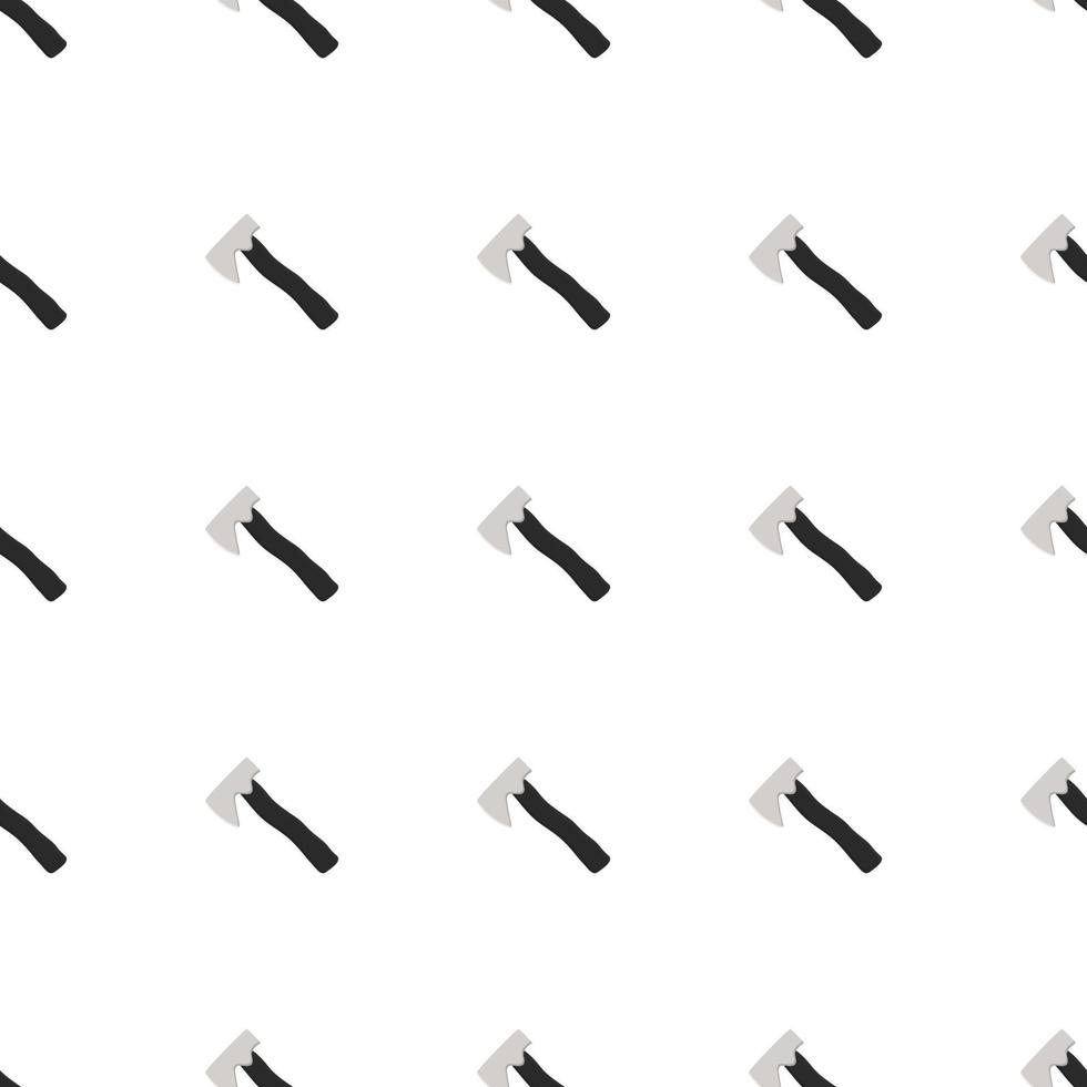 Illustration on theme pattern steel axes with wooden handle vector