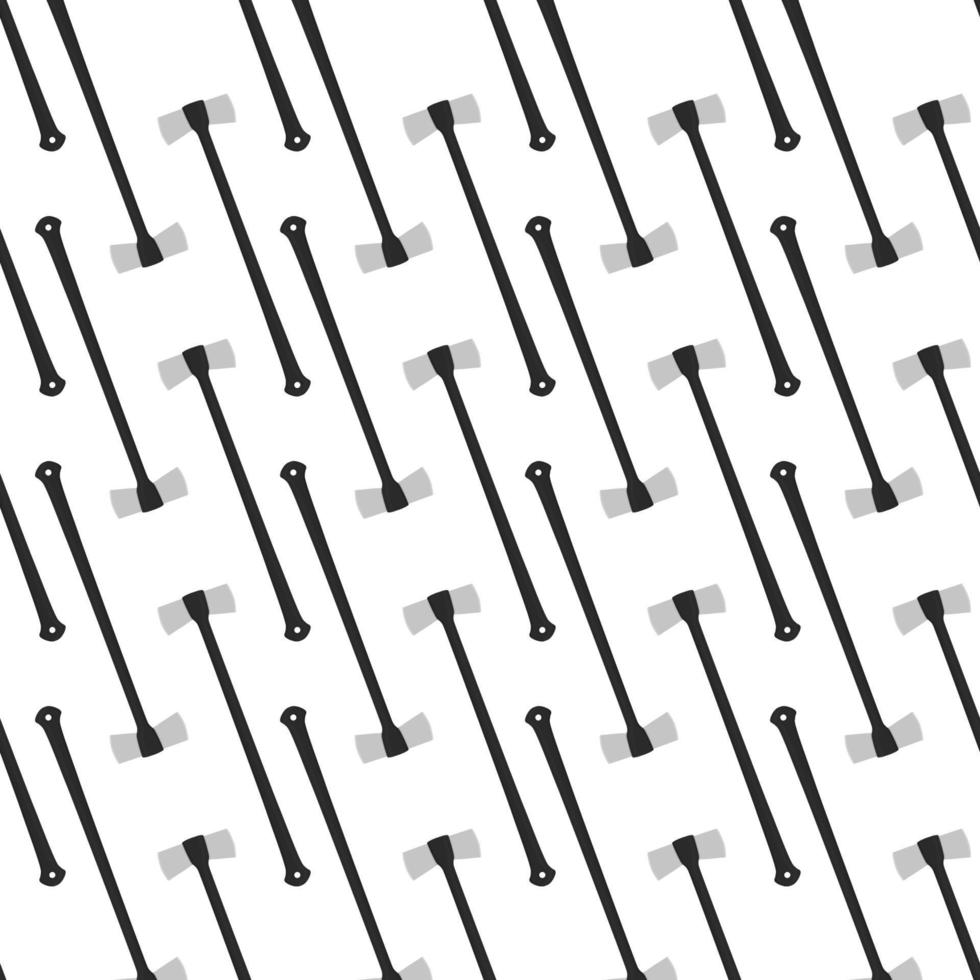 Illustration on theme pattern steel axes with wooden handle vector