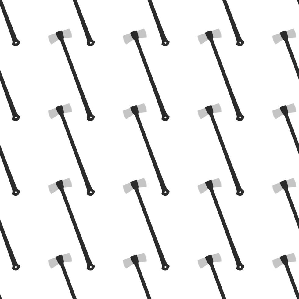 Illustration on theme pattern steel axes with wooden handle vector
