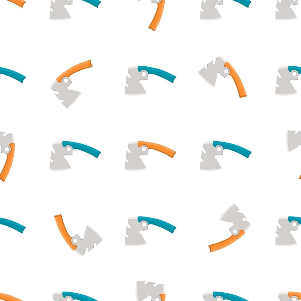 Illustration on theme pattern steel axes with wooden handle vector