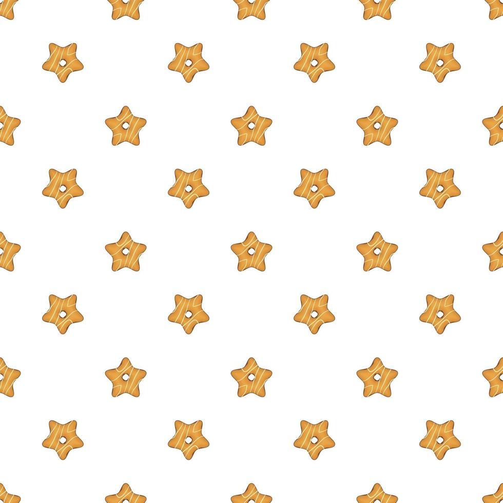 big set identical biscuit, kit colorful pastry cookie vector