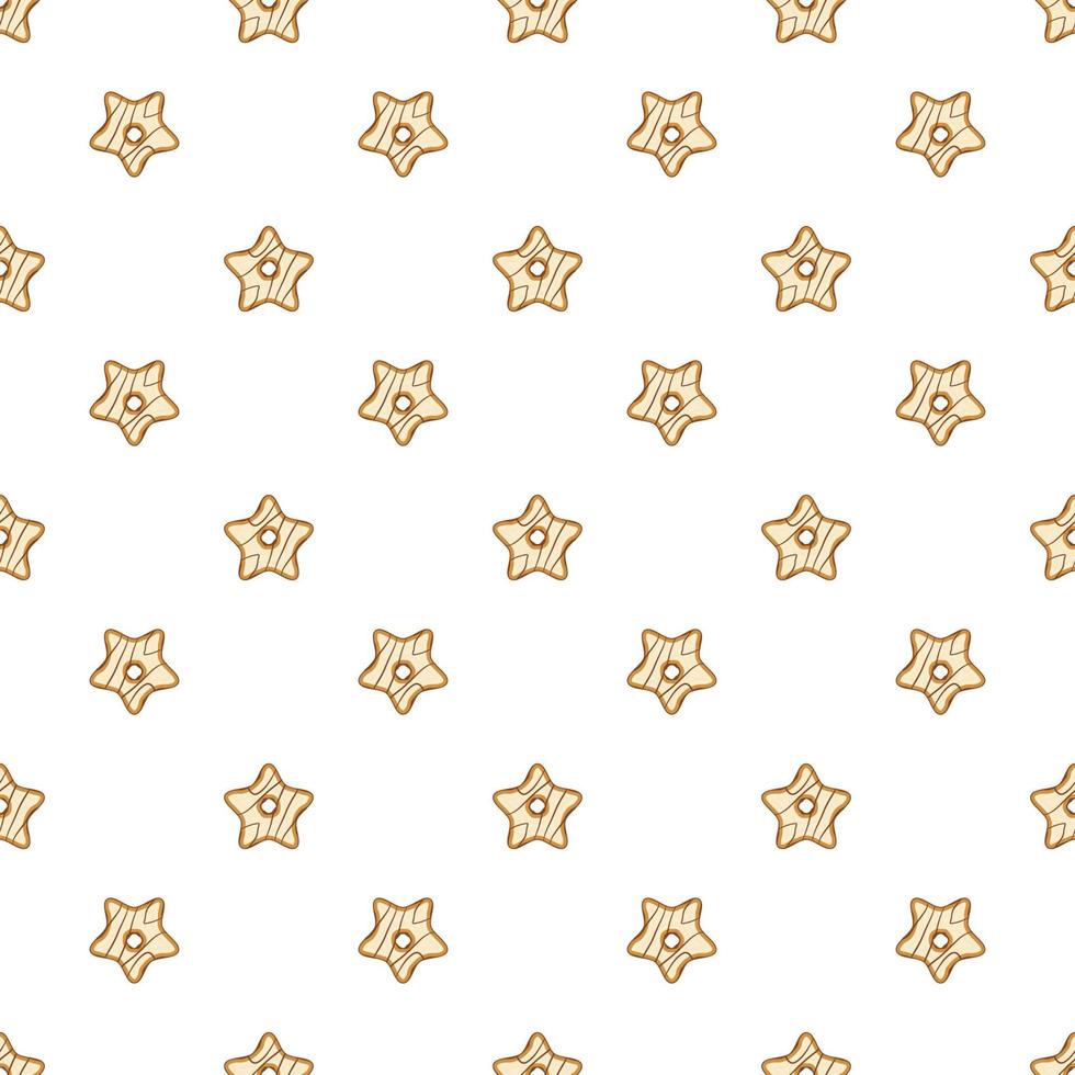 big set identical biscuit, kit colorful pastry cookie vector