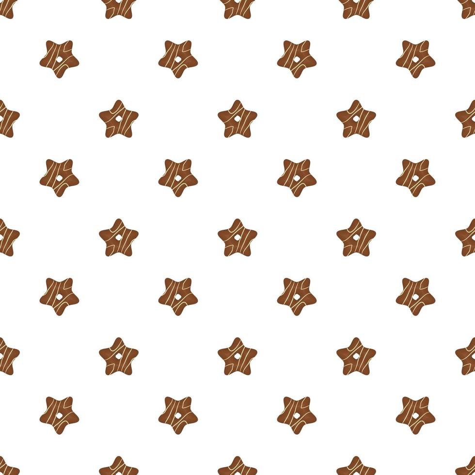 big set identical biscuit, kit colorful pastry cookie vector