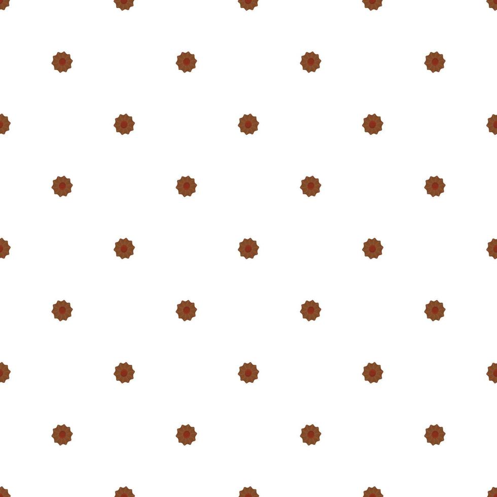 big set identical biscuit, kit colorful pastry cookie vector