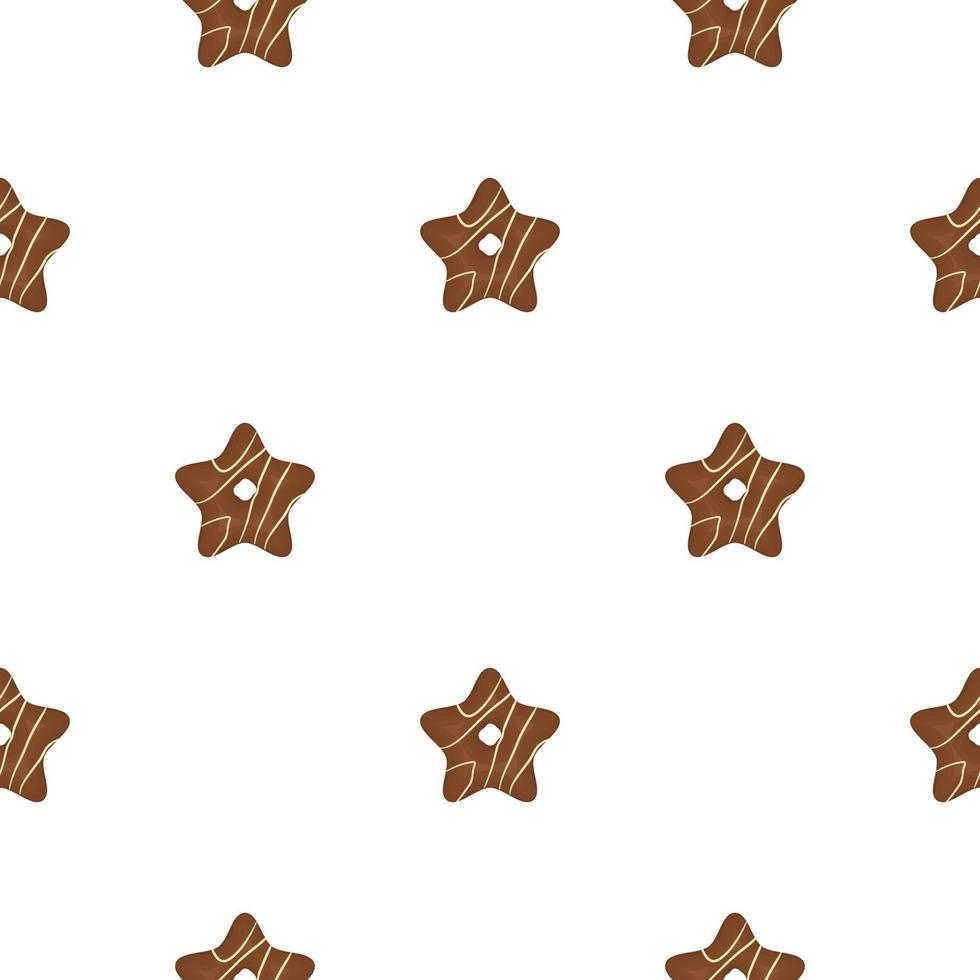 big set identical biscuit, kit colorful pastry cookie vector