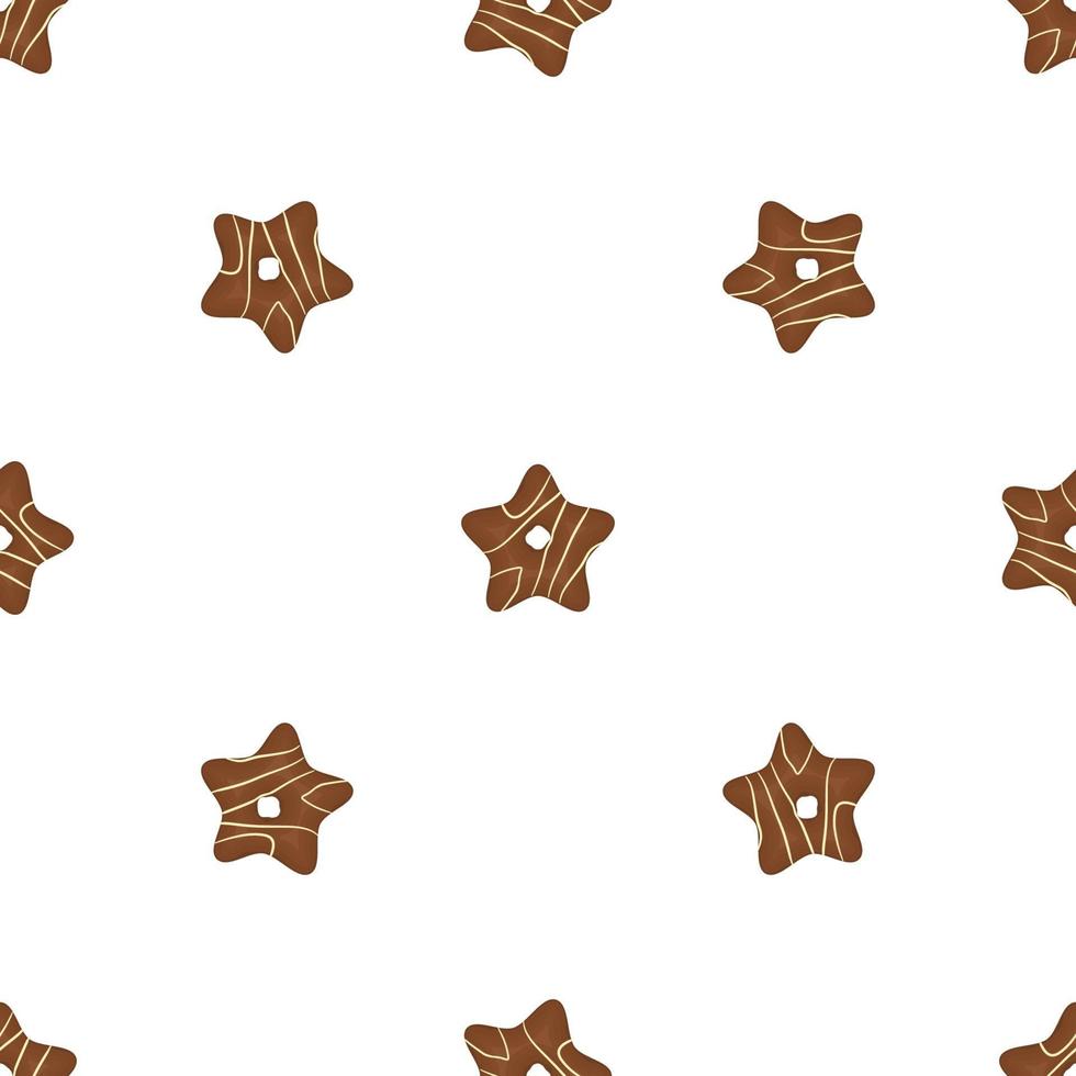 big set identical biscuit, kit colorful pastry cookie vector