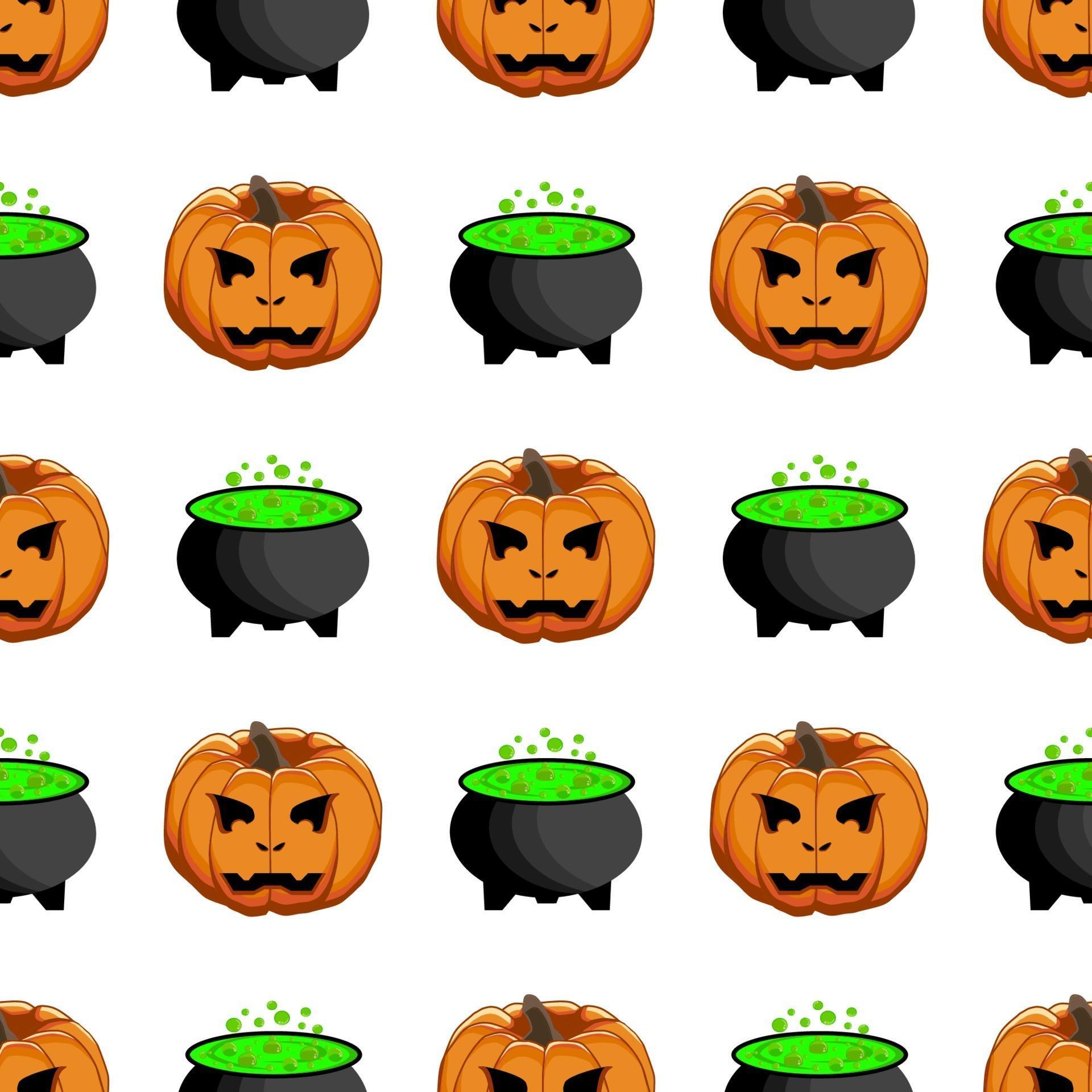 Ilustración sobre tema gran patrón de colores halloween 3072302 Vector