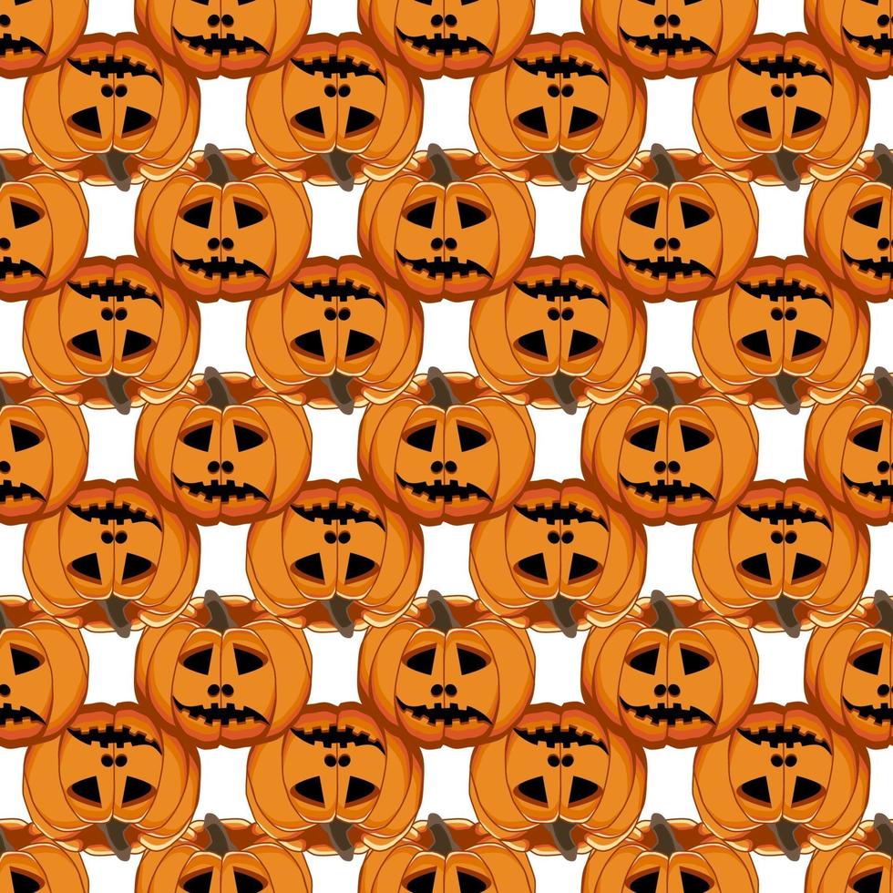 Ilustración sobre tema gran patrón de colores halloween vector