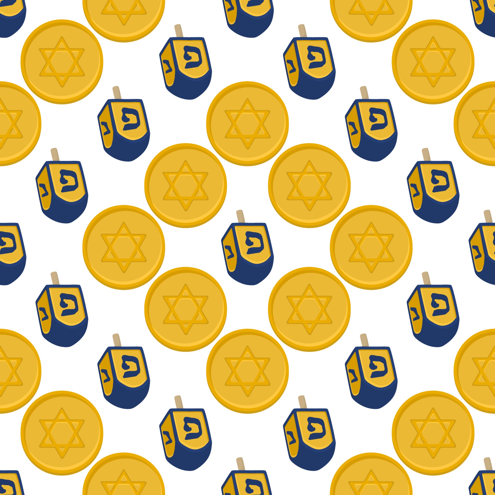 Illustration on theme big colored pattern dreidel 3072386 Vector Art at
