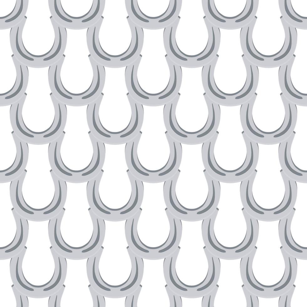 Irish holiday St Patrick day, seamless horseshoes vector