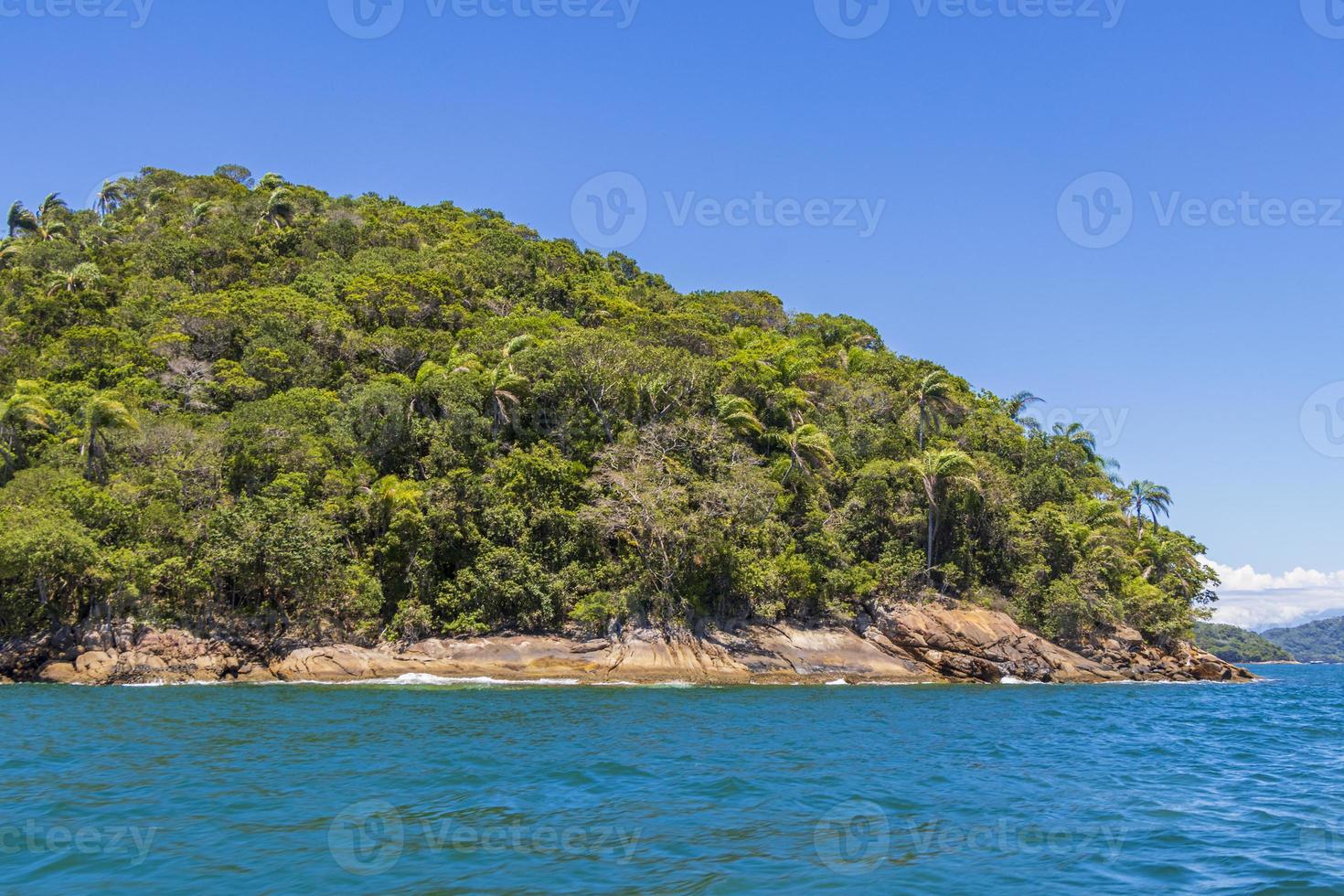 la gran isla tropical ilha grande, angra dos reis brasil. foto