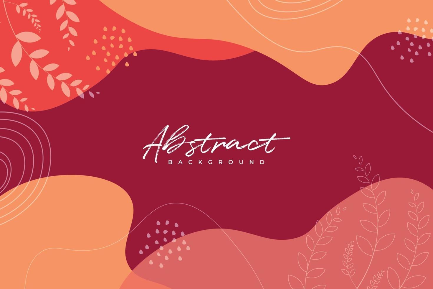 Abstract minimalist hand drawn background vector