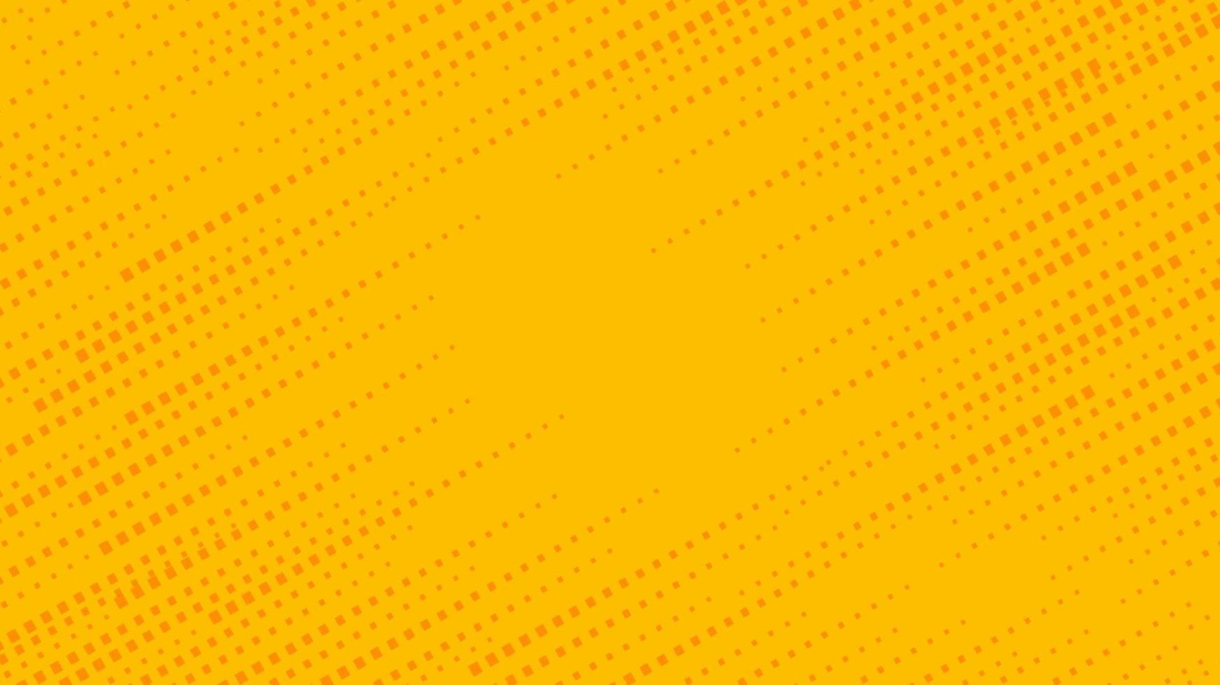 Abstract yellow halftone background concept vector