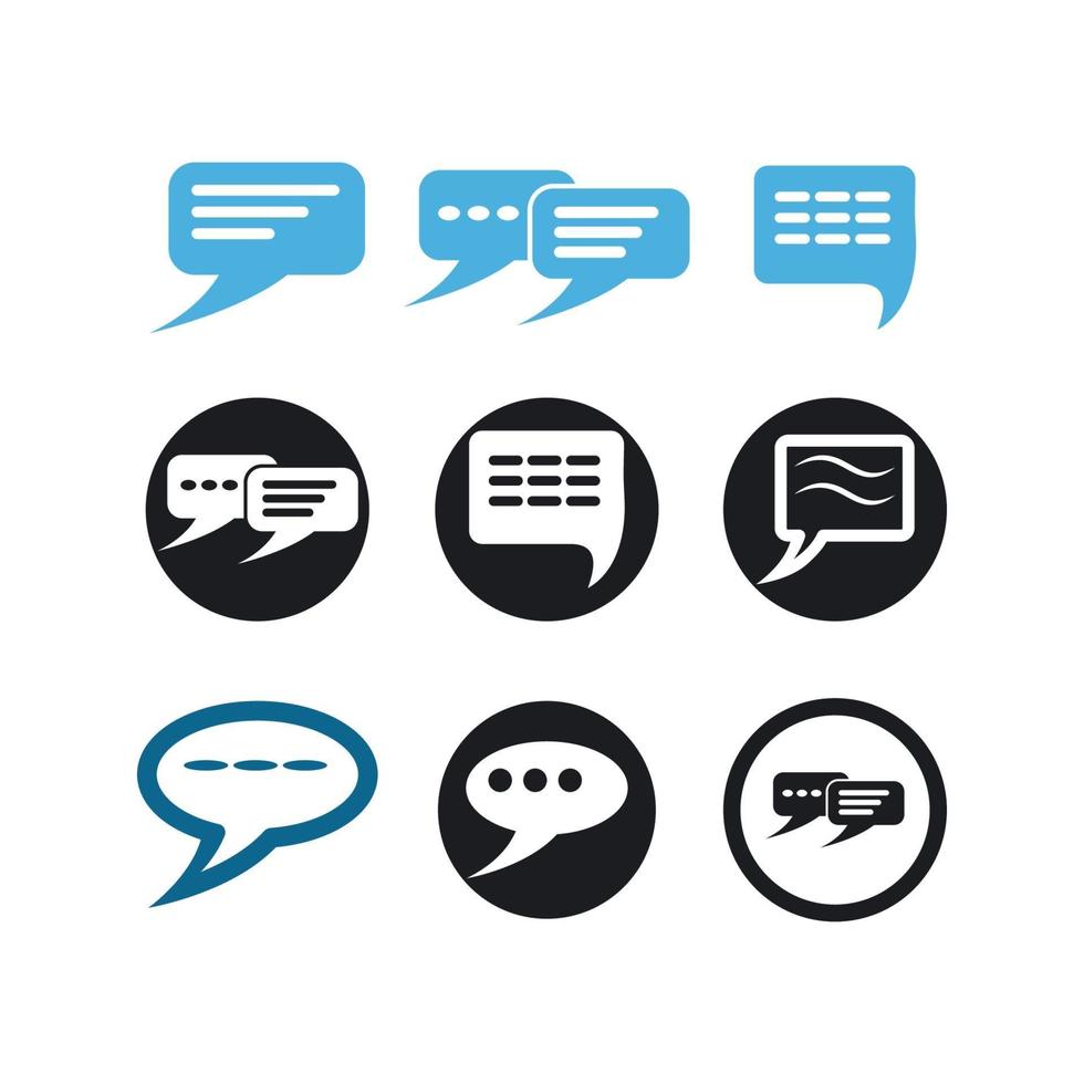 chat icon vector