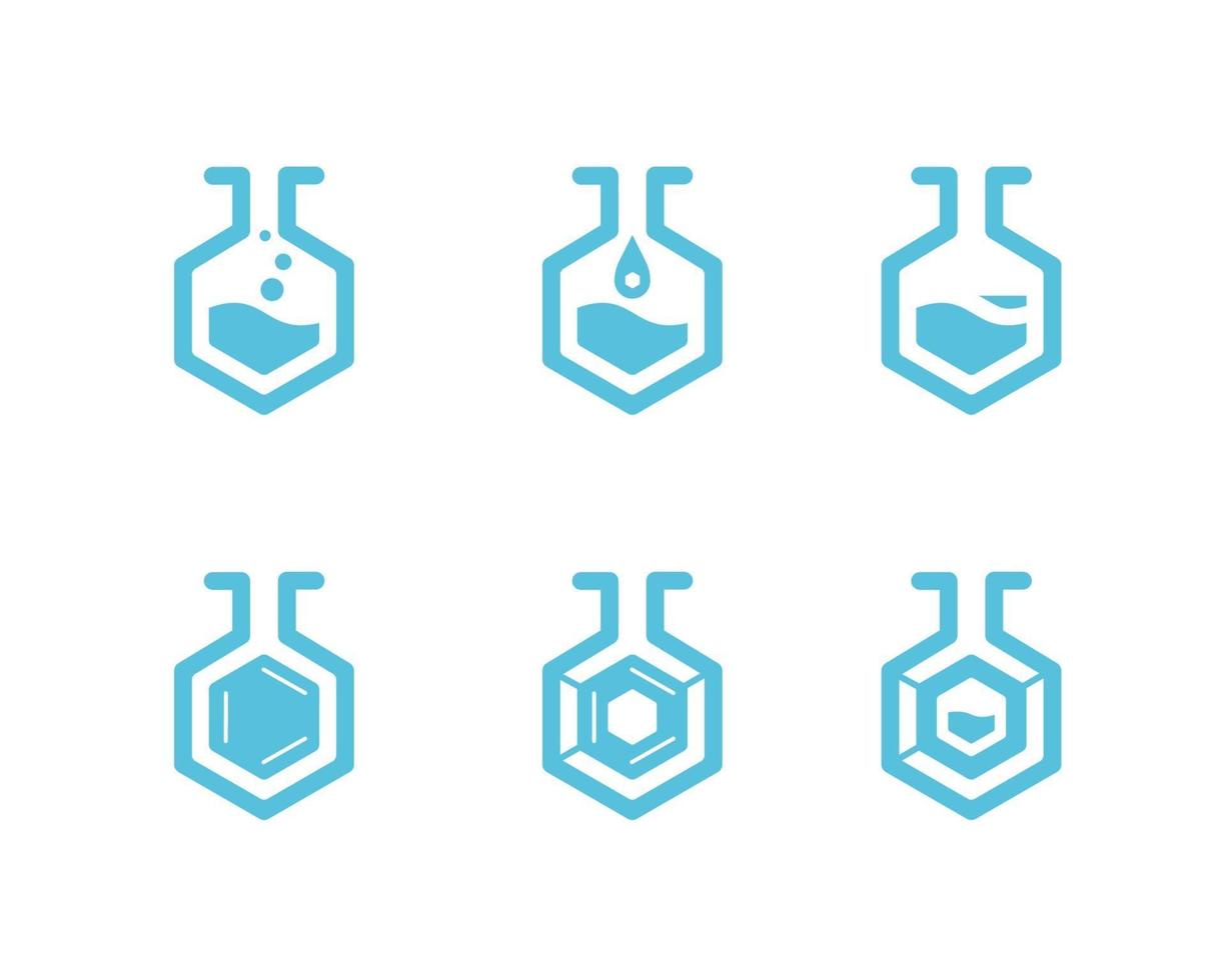 Coal molecular lab simple icon vector