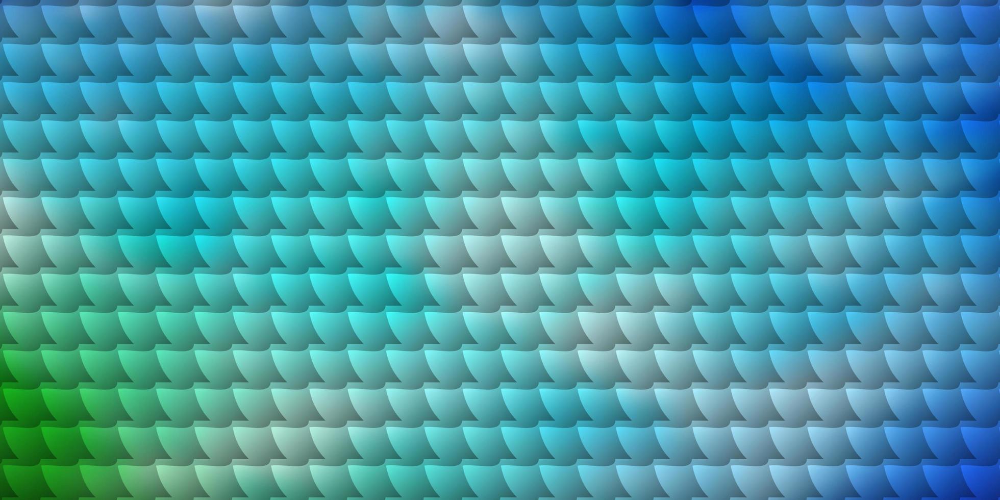 Light Blue, Green vector background with rectangles.