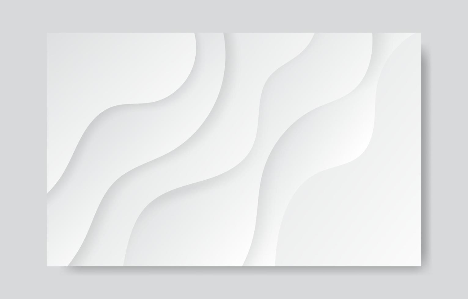 Abstract White Paper Cut Background vector