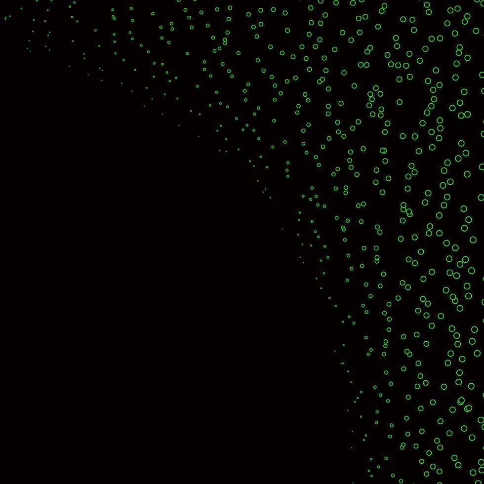 Dark Green vector backdrop with dots.