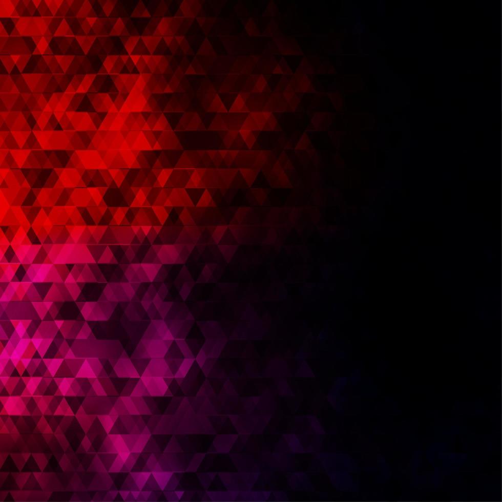 Dark Blue, Red vector pattern with lines, triangles.