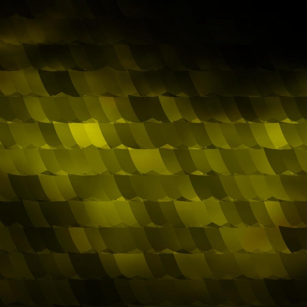Dark Green, Yellow vector pattern with colorful hexagons.