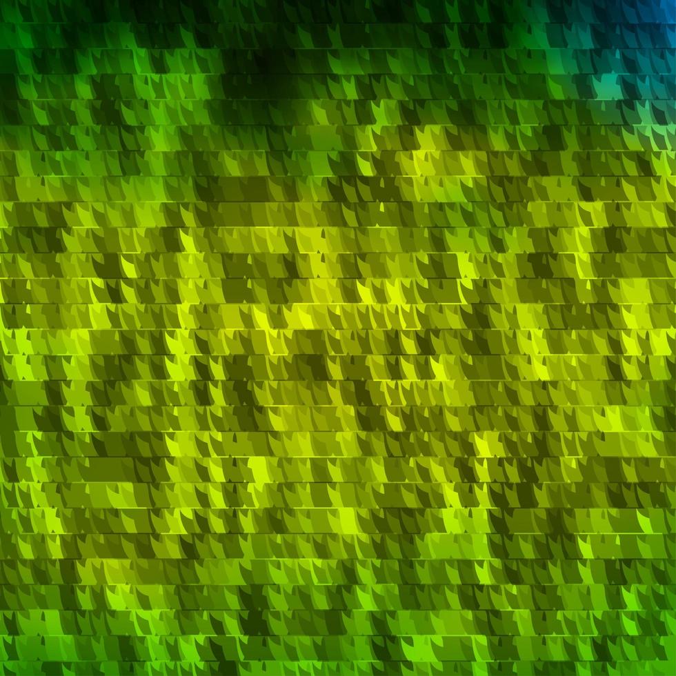 Light Green vector pattern with lines, triangles.