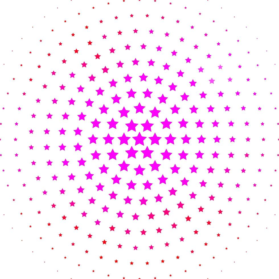 Light Pink vector texture with beautiful stars.