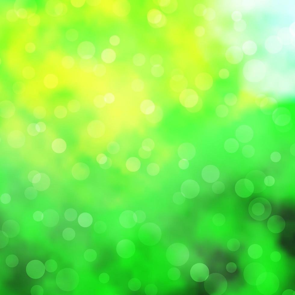 Light Green, Yellow vector texture with disks.