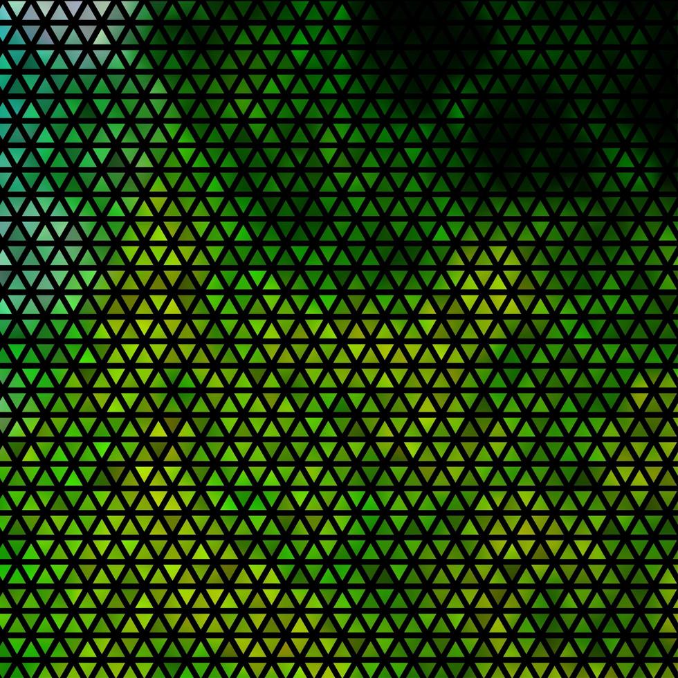Light Green, Yellow vector texture with triangular style.