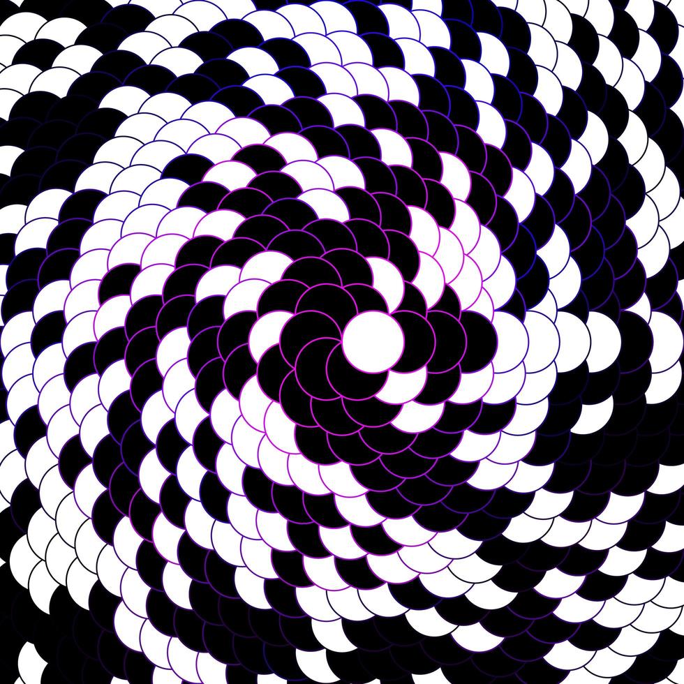 Dark Purple vector texture with circles.