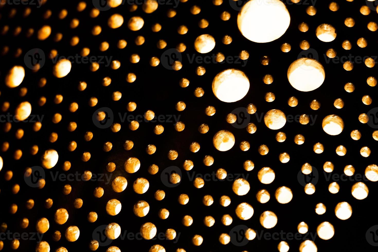 Lamp made of dried pumpkins photo