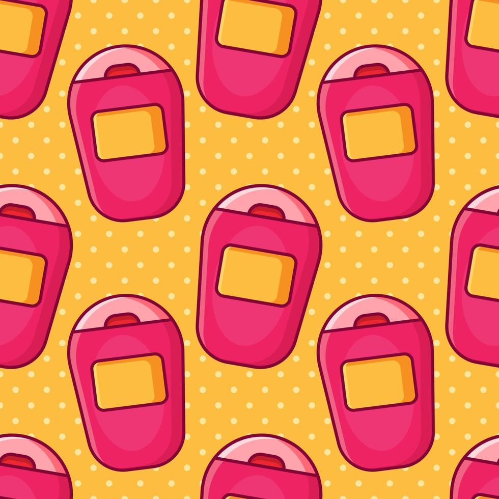 Deodorant seamless pattern illustration vector