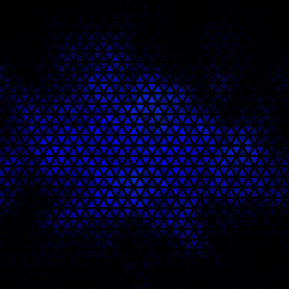 Fondo de vector azul oscuro con estilo poligonal.