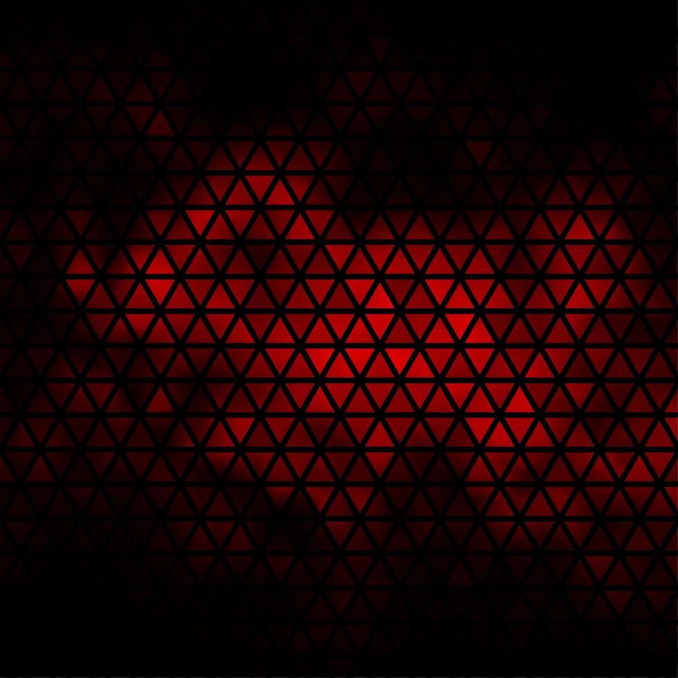 Fondo de vector rojo oscuro con estilo poligonal.