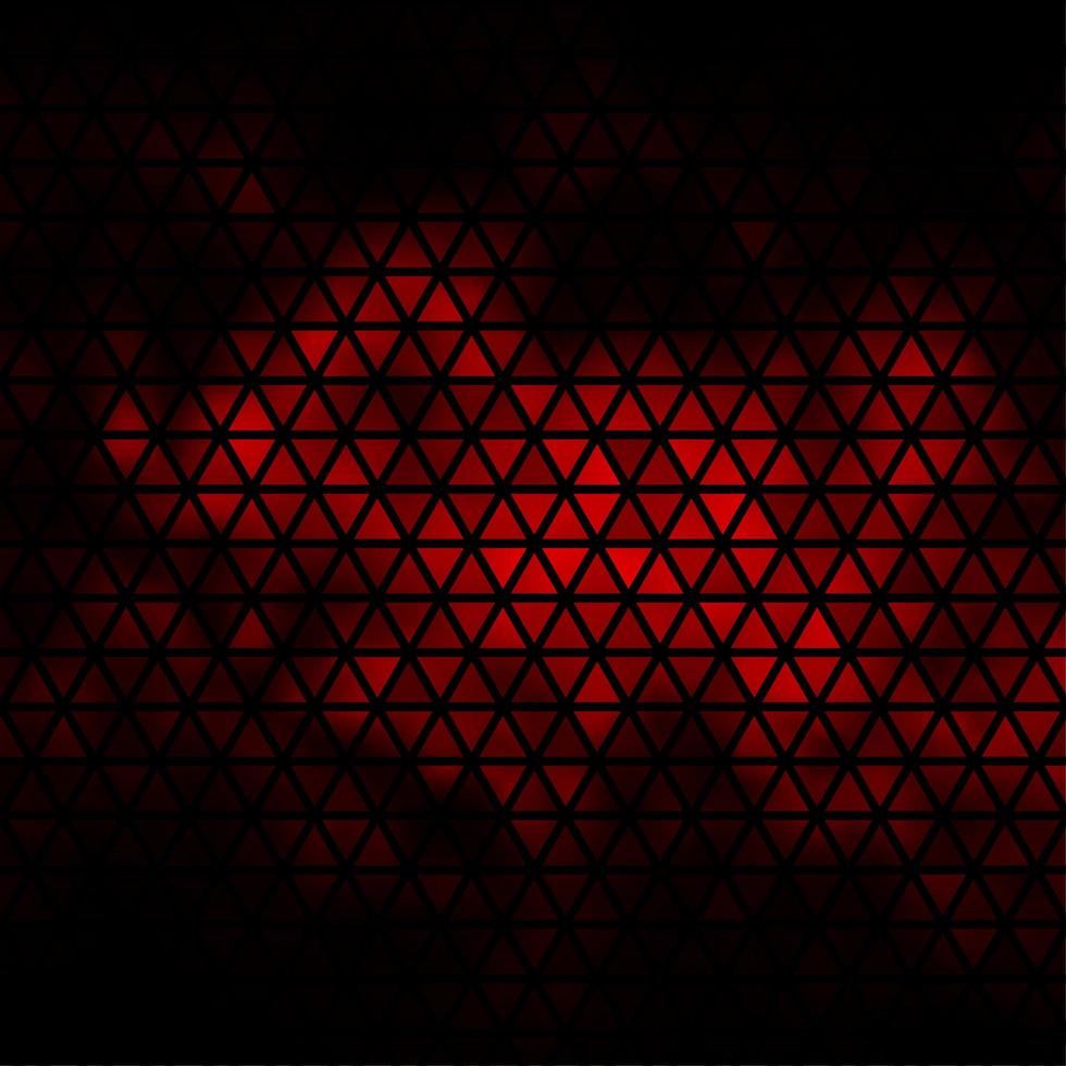 Dark Red vector background with polygonal style.