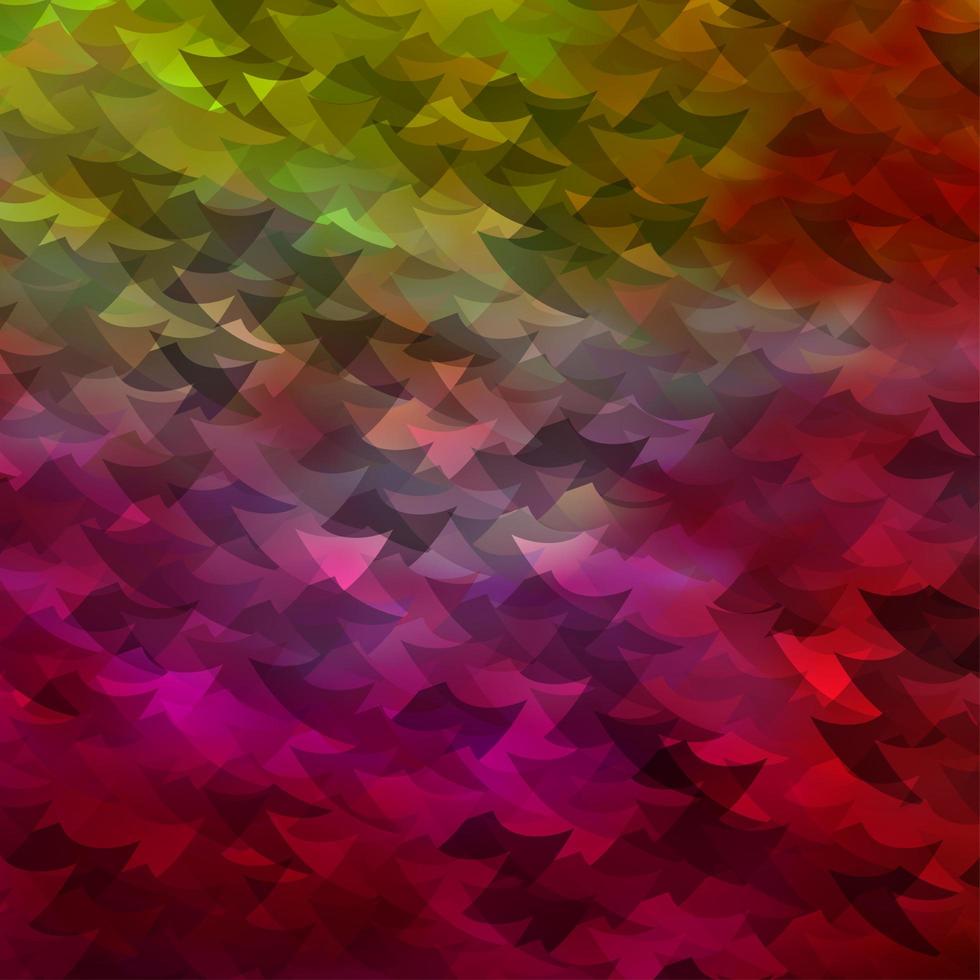 Light Pink, Yellow vector texture with poly style with cubes.