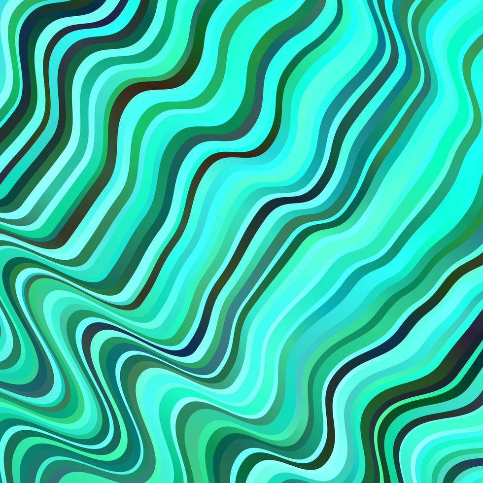 Light Green vector pattern with wry lines.