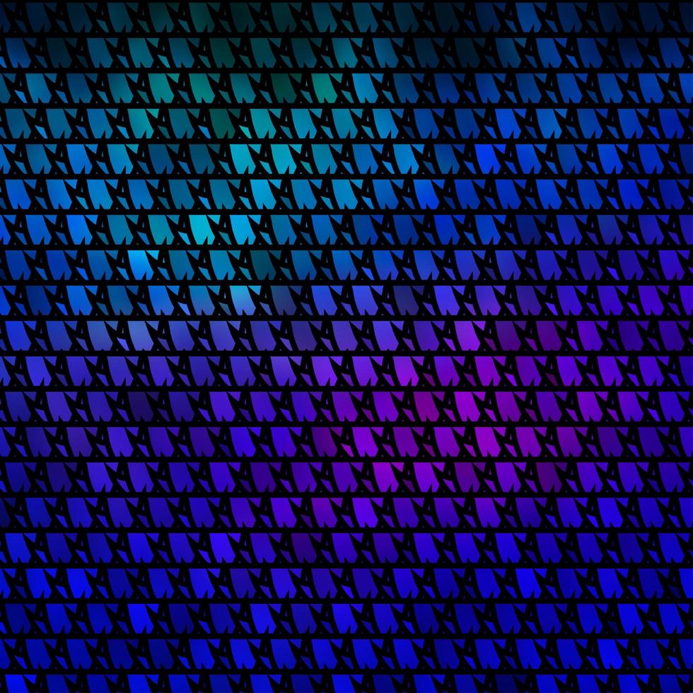 Light Blue, Red vector template with crystals, triangles.