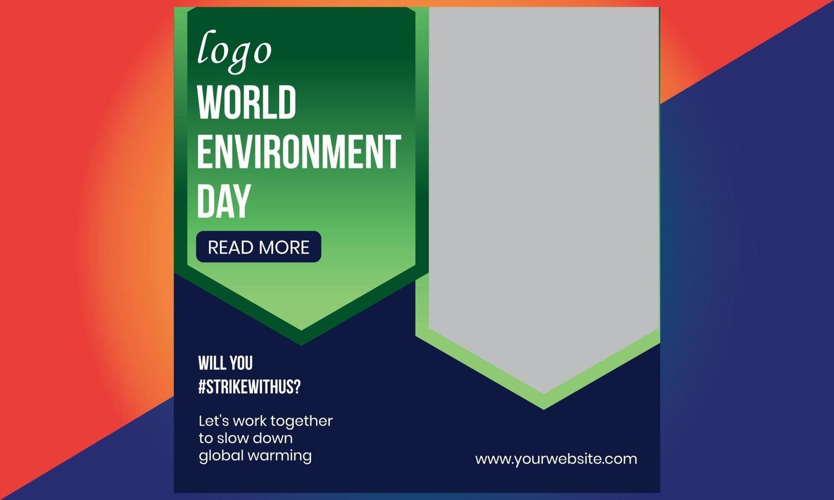World environment day. Green Eco Earth. World environment day. vector