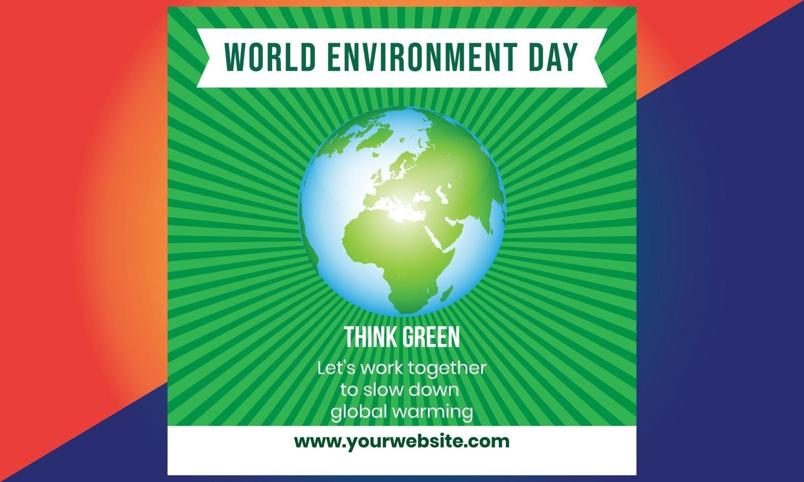 World environment day. Green Eco Earth. World environment day. vector