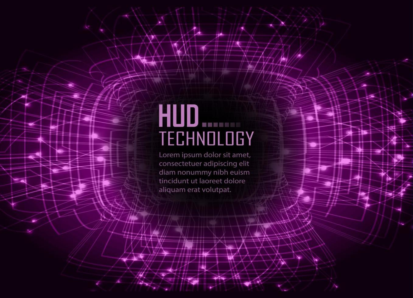 text cyber circuit future technology concept background vector