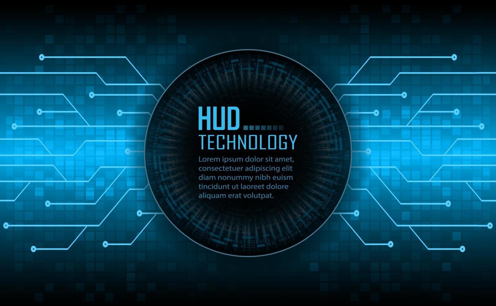 text cyber circuit future technology concept background vector