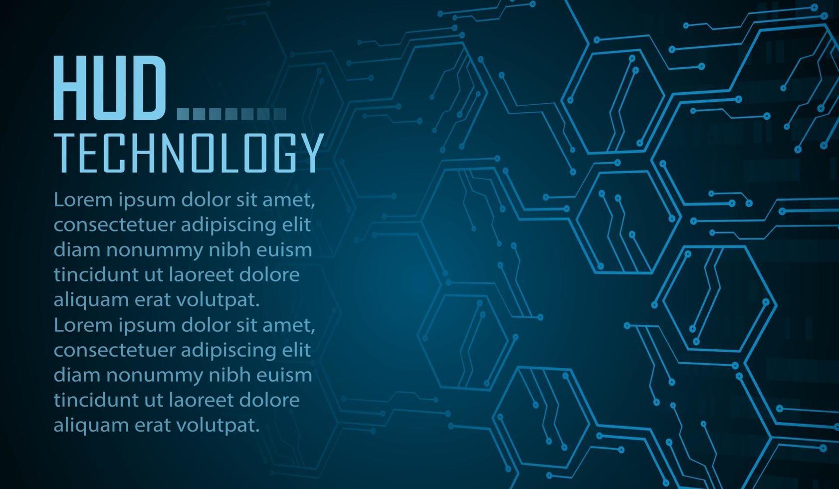 Fondo de concepto de tecnología futura de circuito de texto cibernético vector