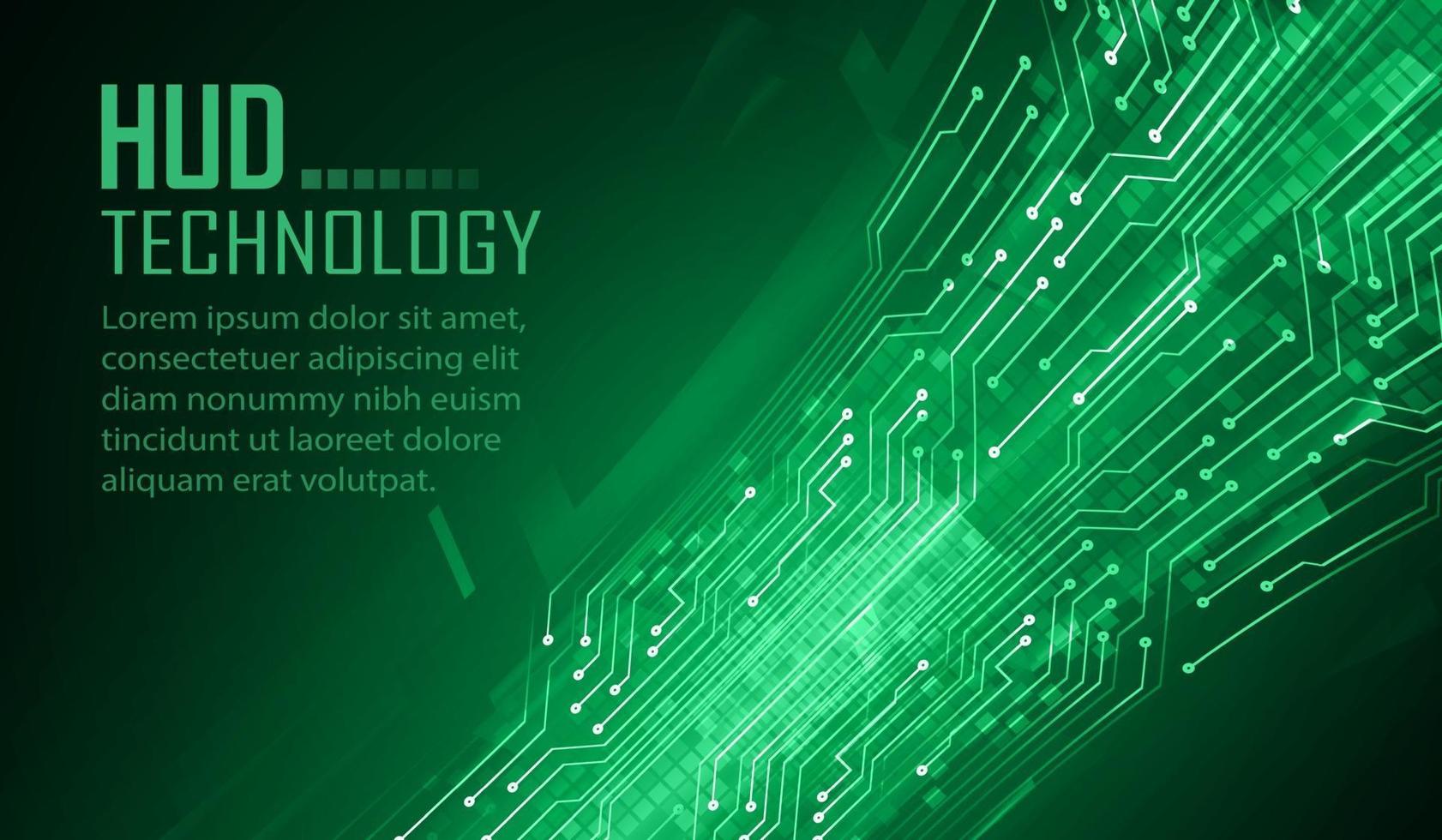 text cyber circuit future technology concept background vector