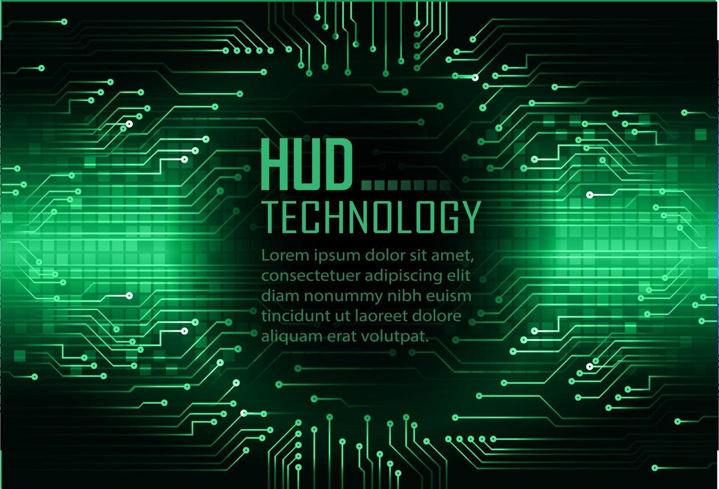 text cyber circuit future technology concept background vector